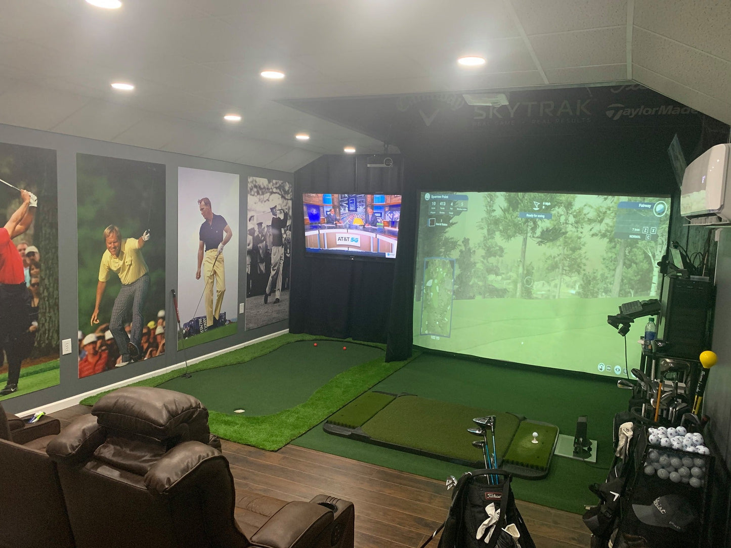 24/7 Golf Enclosure Package with Golf Trak