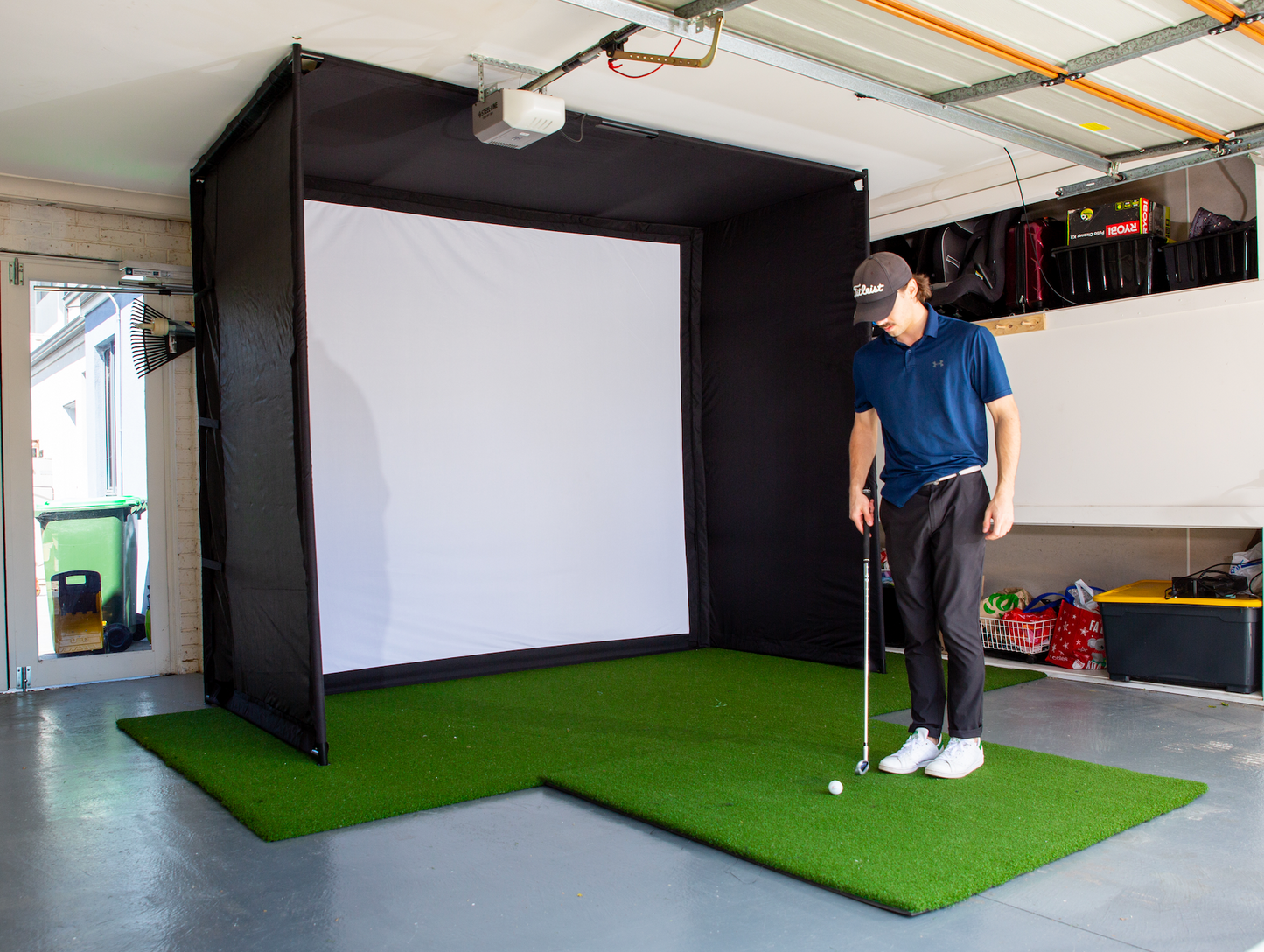 24/7 Golf Enclosure Package with Golf Trak
